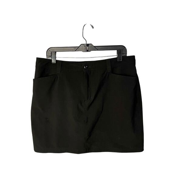 Eddie Bauer black hiking athletic skort w/pockets women's size 14 - Picture 1 of 5